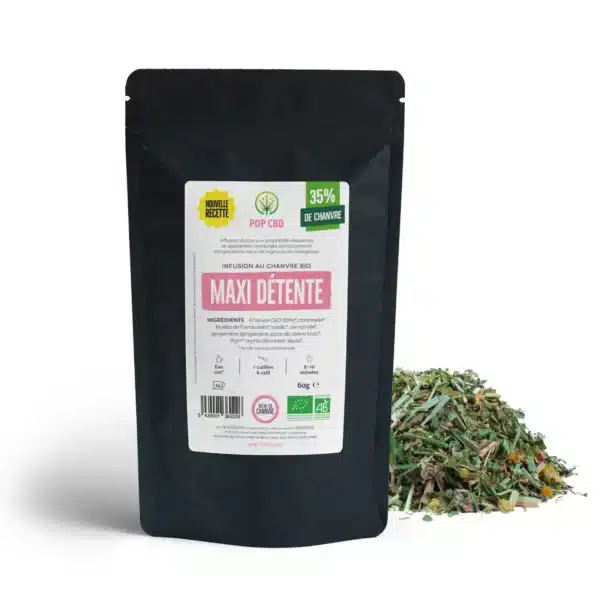 Grossiste Tisane CBD Bio Création Moment détente