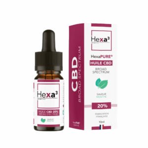 Huile CBD TCM 20 % Broad Spectrum - Menthe - Hexa3