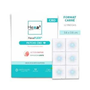 Patchs CBD HexaFLEX 15 mg x12 - Hexa3