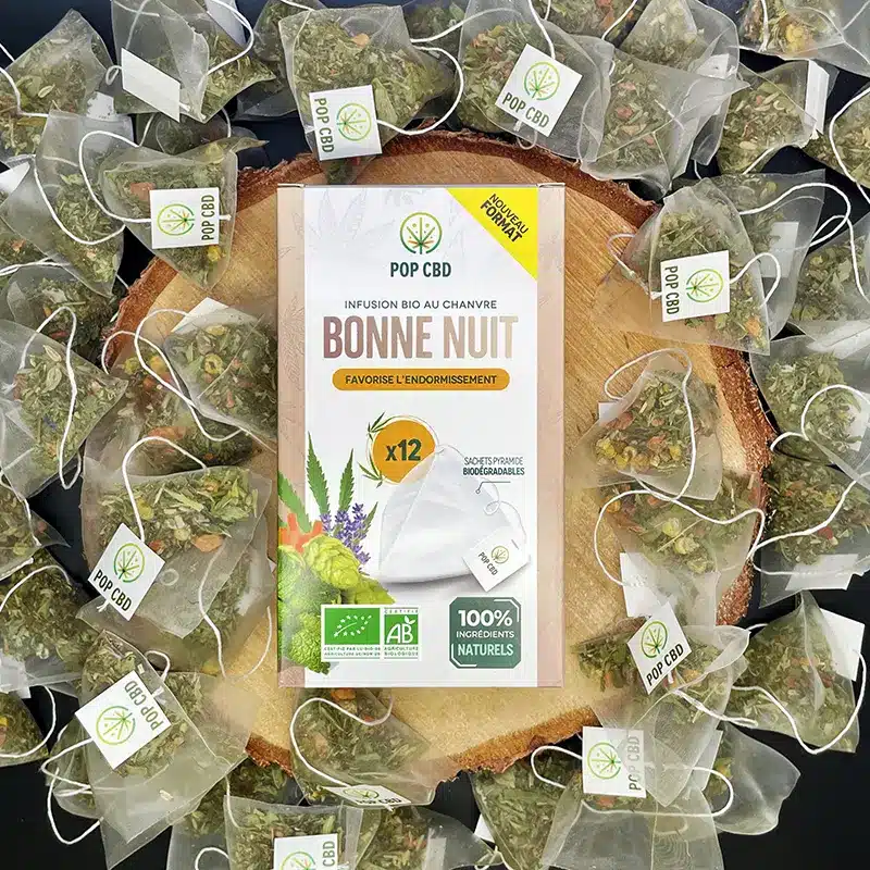 Infusion CBD Bio - Bonne Nuit - 12 sachets