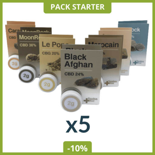 Starter Pack hash CBD for tobacconists - SwissBud®