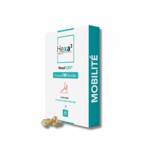 60 Gélules CBD MOBILITE 50mg + Glucosamine - HexaFLEX - Hexa3