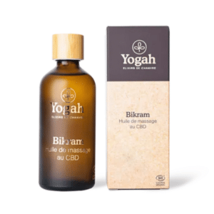 Huile de massage CBD bio – Bikram - Yogah