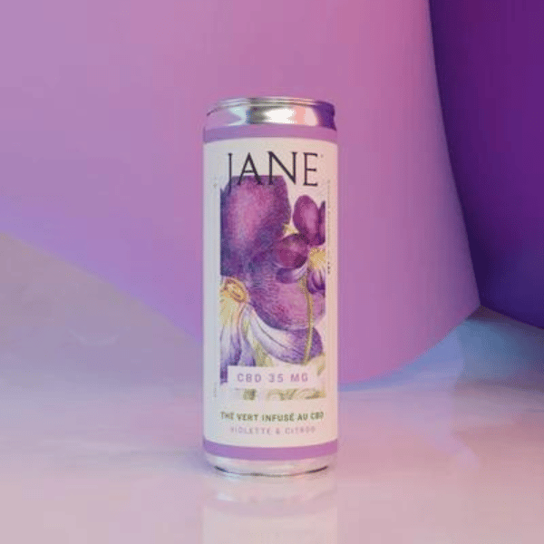 Thé au CBD 35mg - Rituel Violette & Citron - Jane - 25 cl