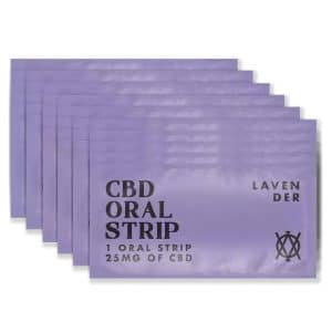 CBD Oral Strips Lavende
