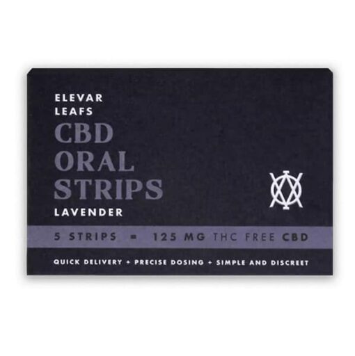 CBD Lavender Oral Strips Elevar Leafs