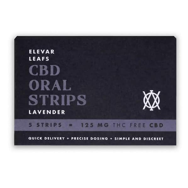 CBD Lavender Oral Strips Elevar Leafs