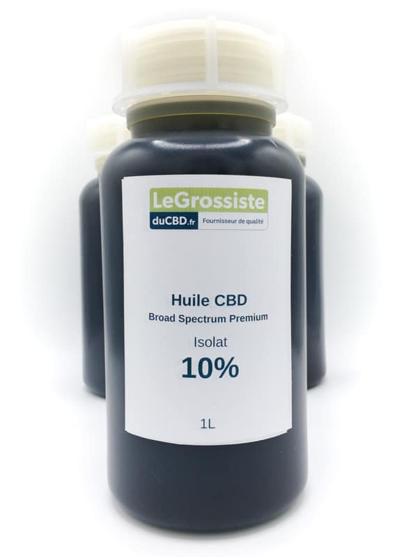 Huile CBD 10% Broad Spectrum Premium (Isolat)