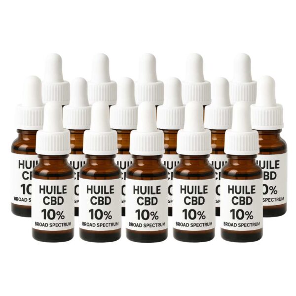 marque blanche Huile CBD 10% Broad Spectrum - Isolat - 100 flacons