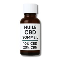 Huile SOMMEIL - 10% CBD + 10% CBN en marque blanche - au litre