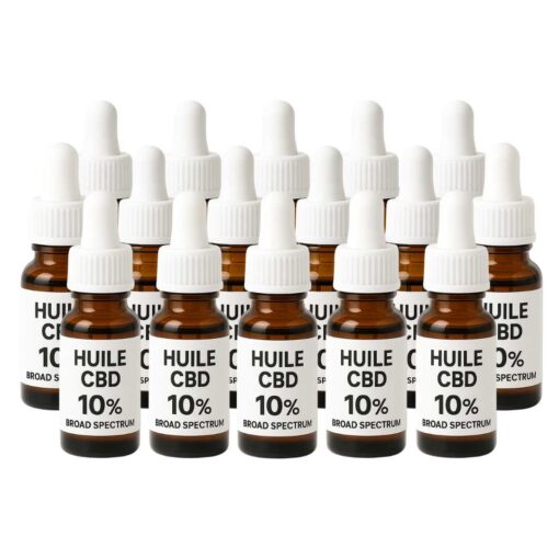 Huile CBD en vrac 10% Broad Spectrum - Distillat – 100 flacons