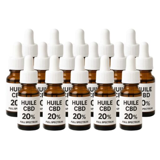 Grossiste Huile CBD en vrac 20% Full Spectrum - Crude - 100 flacons