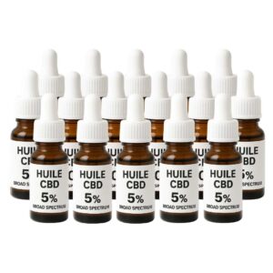 Grossiste Huile CBD en vrac 5% Broad Spectrum - Distillat – 100 flacons