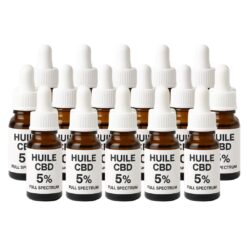 Grossiste Huile CBD en vrac 5 % Full Spectrum - Crude - 100 flacons