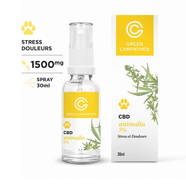 Huile CBD animalia 5% green carpathes grossiste