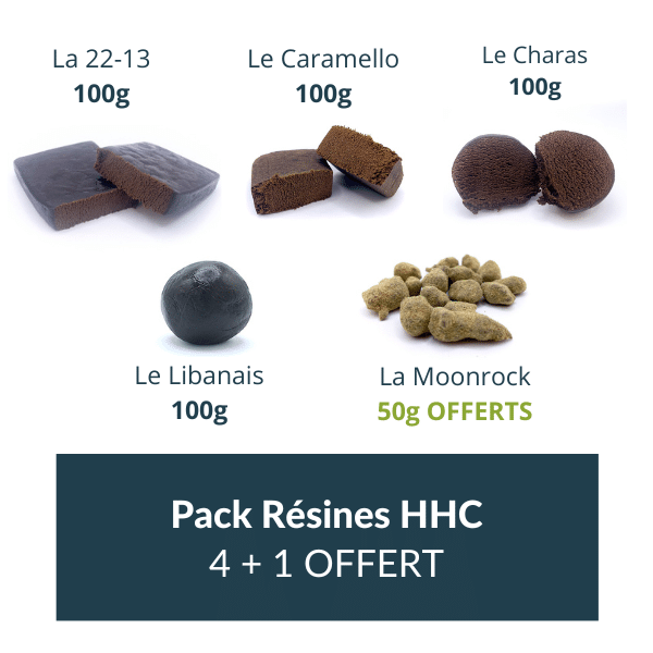Pack 5 résines HHC