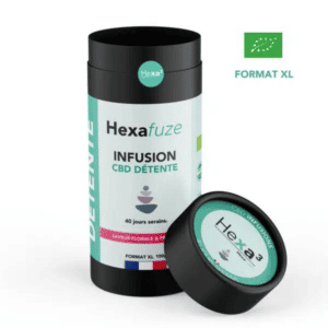 Infusion CBD Détente - HexaFUZE Bio - Hexa3 - 100gr