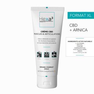 Fournisseur Crème CBD Arnica pour Muscles & Articulations 200ml Hexa3