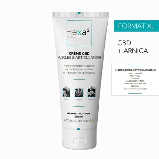 Supplier Arnica CBD Cream for Muscles & Joints 200ml Hexa3