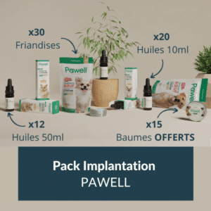 Pack Implantation animaux chanvre Pawell