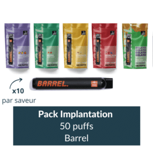 Pack Implantation 50 Barrel