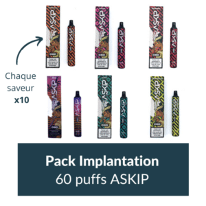 Pack Implantation 60 puffs ASKIP