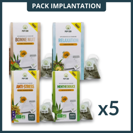 Pack Infusions en sachets - Pop CBD