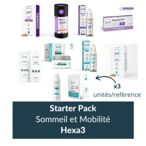 Starter pack sommeil et mobilité Hexa3