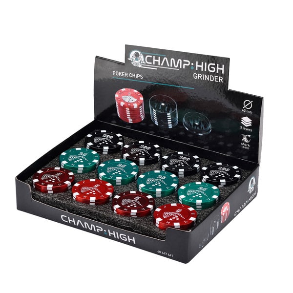 Grinder 50mm Poker - 4 étages - Champ High