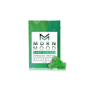 Grossiste - 6 Gummies CBD & THC - WATERMELON - 2mg MDRN MOOD