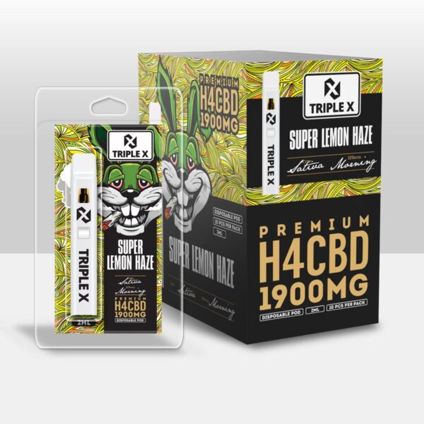 Grossiste - Puff 95% H4CBD - SUPER LEMON HAZE - 2ml - Triple X