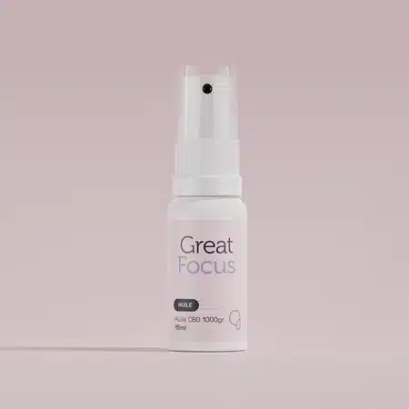 Spray CBD & Caféine FOCUS 1000mg - 15 ml - GREATLY