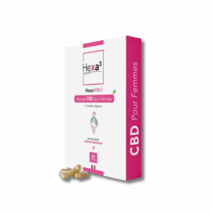 Achat de Gélules CBD CONFORT MENSTRUEL 50 mg + extraits - Hexa3 en Gros