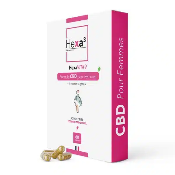 Capsules CBD Confort Menstruel – HexaVITA - Hexa3