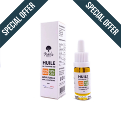 Huile DOULEURS & INFLAMMATIONS - 10% CBD + 10% CBG - Nobilis