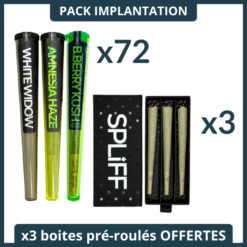 Pack Implantation Pré-roulés CBD - SPLIFF