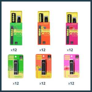 Pack PUFF CBD rechargeables - avec display - PUUD