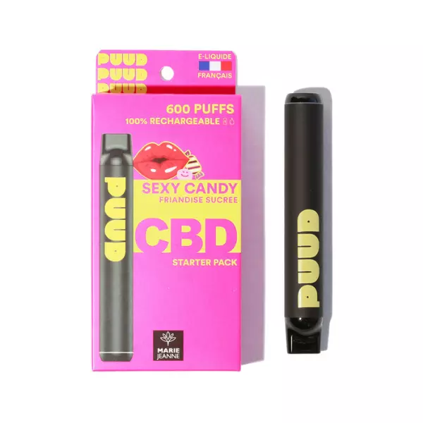 Grossiste - Starter PUUD SEXY CANDY (Batterie + Chargeur + Recharge)