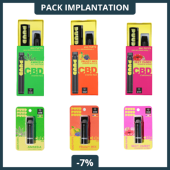 Pack PUFF CBD rechargeables - avec display - PUUD