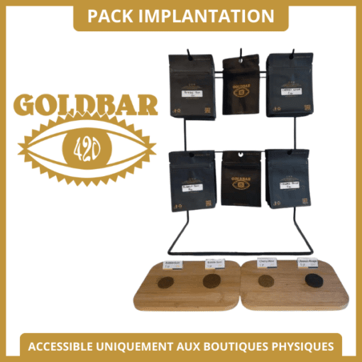 Pack Résines CBD pour buralistes - GoldBar420®