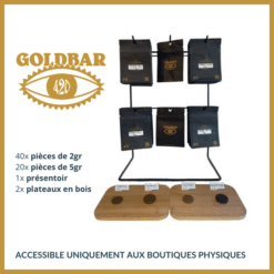 Pack Résines CBD pour buralistes - GoldBar420®
