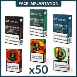 Grossiste Pack Implantation Cigarettes CBD pour buralistes