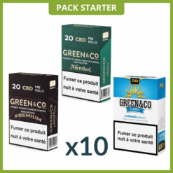 Grossiste Pack Starter Cigarettes CBD - Green&Co