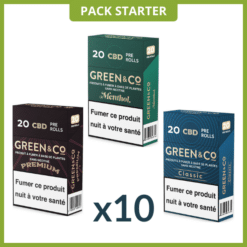 Starter Pack CBD cigarettes - Green&amp;Co