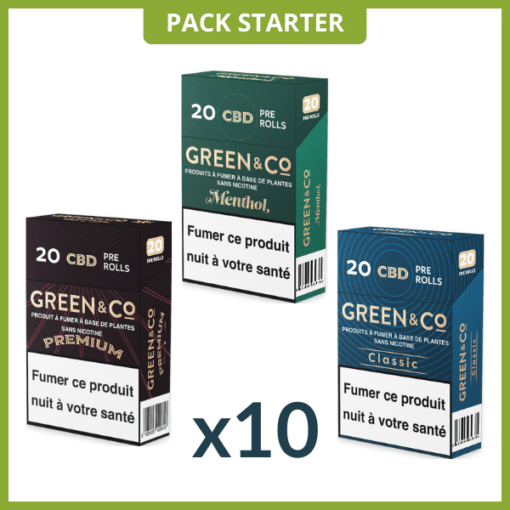 Pack Starter Cigarettes CBD - Green&Co