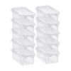 Boite Alimentaire Clip Blanc - 300ml - 15x9x6 - Food Safe