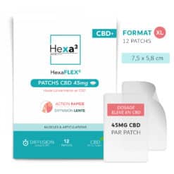 CBD Patches - Muscles & Joints 45mg x12 - Format XL