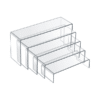 Wholesaler - Set of 5 Plexiglass Stands - Transparent