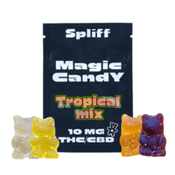 Gummies CBD & THC | 10mg | x4 - Tropical Mix - SPLIFF