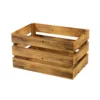 Set of 5 wooden display crates